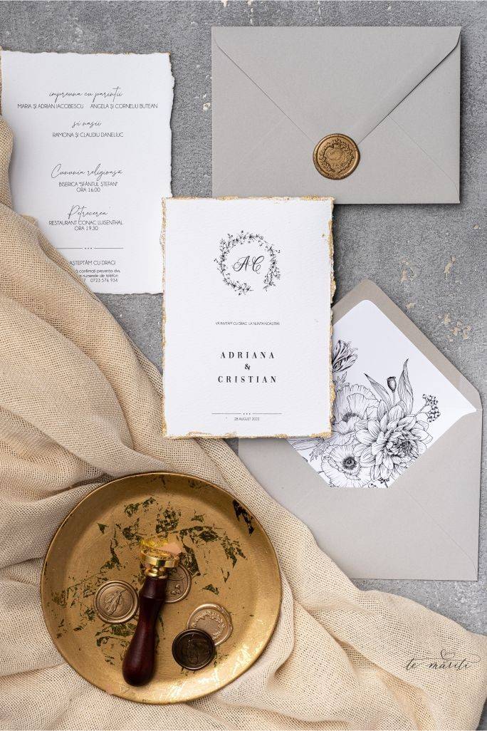 INVITATIE ELEGANTA - TeMariti