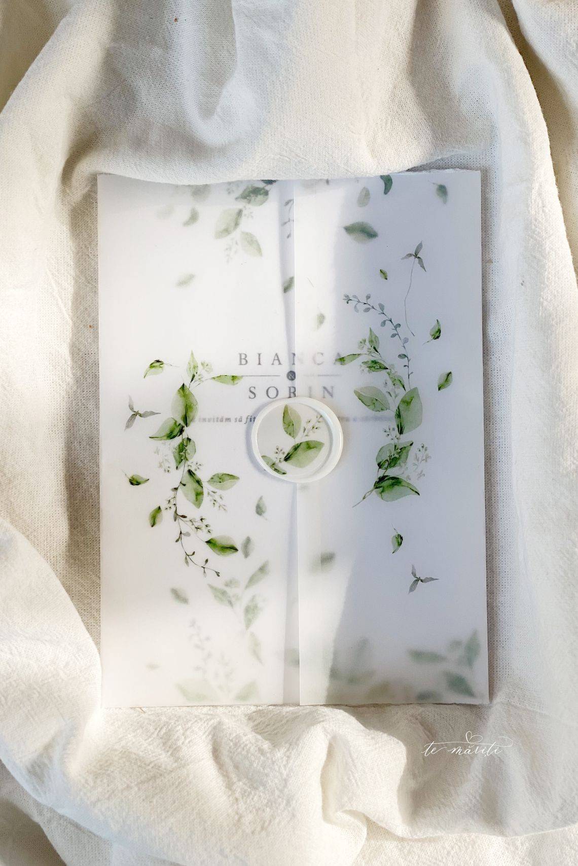 INVITATIE NUNTA SPRING - TeMariti
