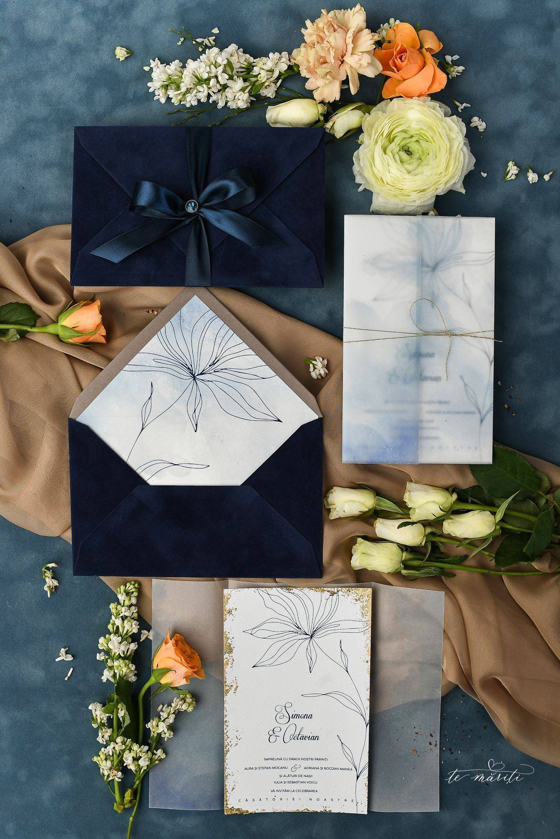 INVITATIE PLIC CATIFEA BLEUMARIN - TeMariti