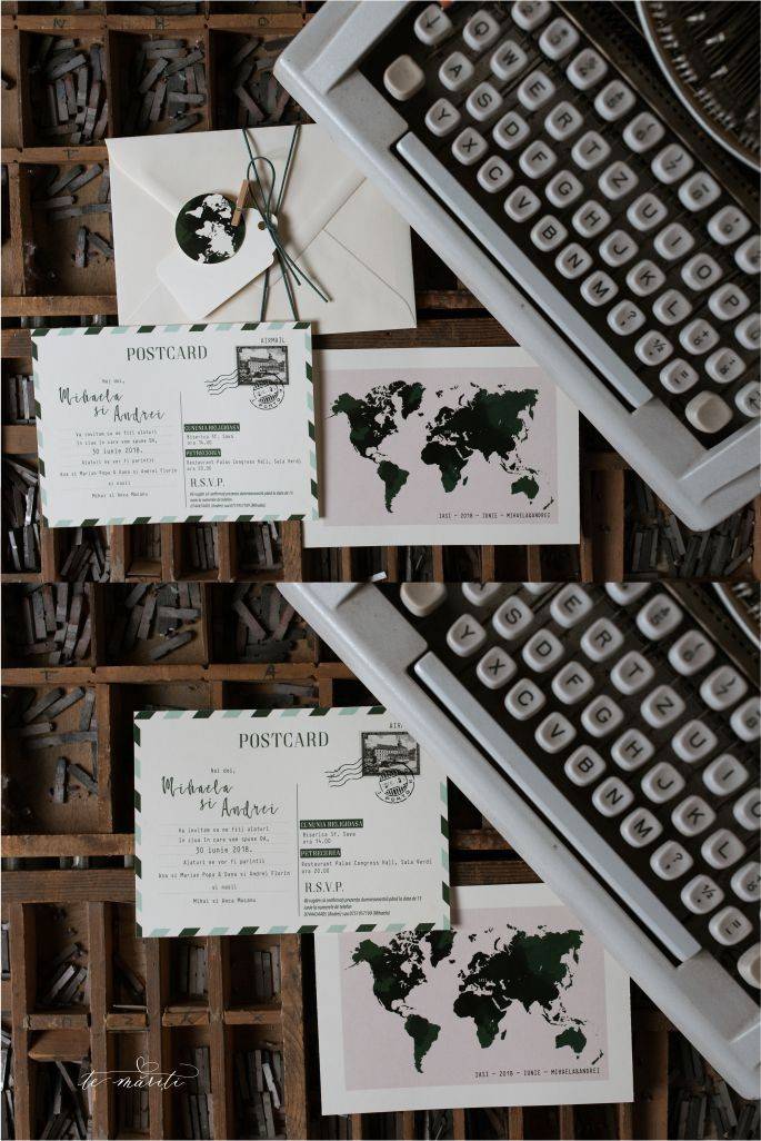 INVITATIE POST CARD - TeMariti